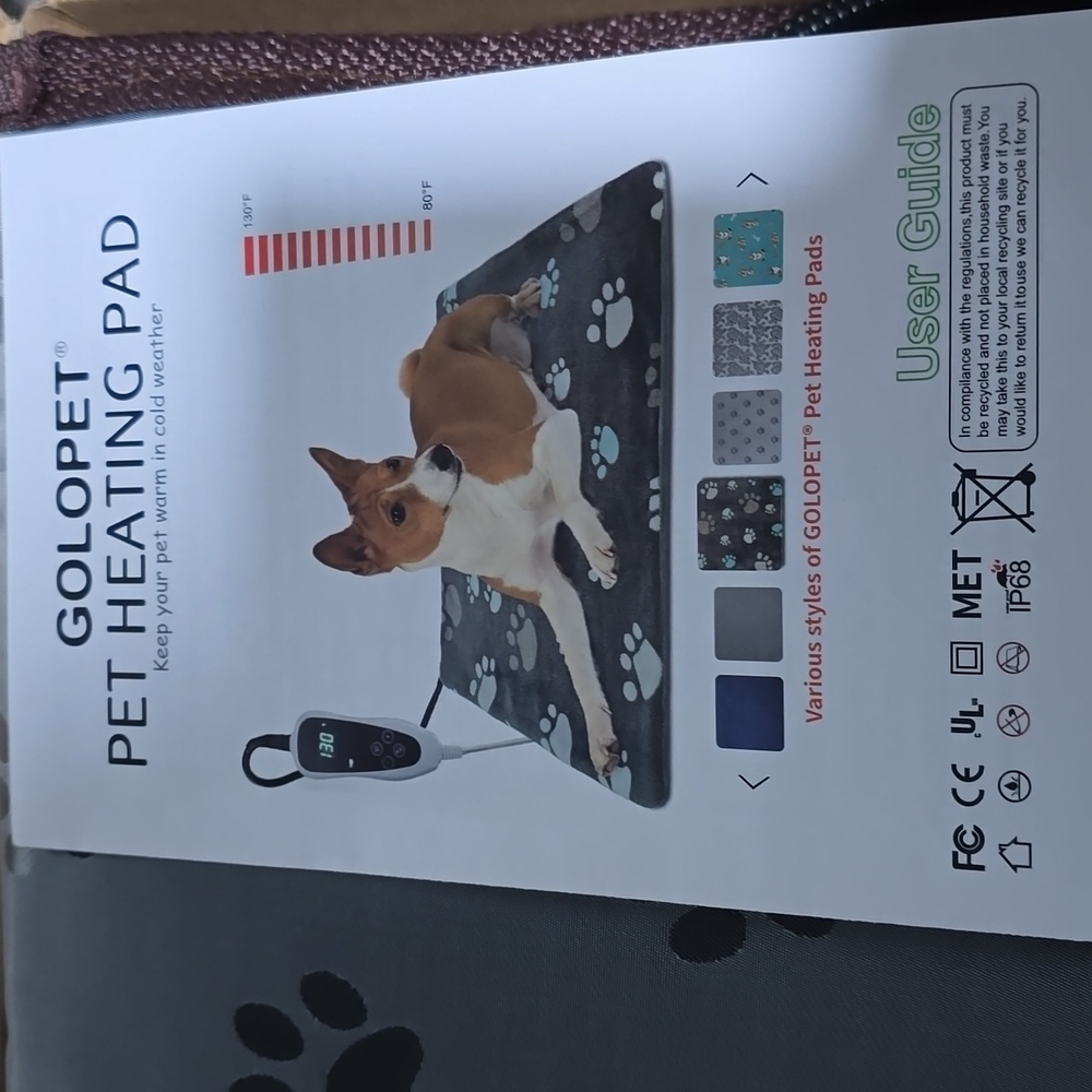 Large Dog Heating Pad 34x21in - Picture 4 of 4